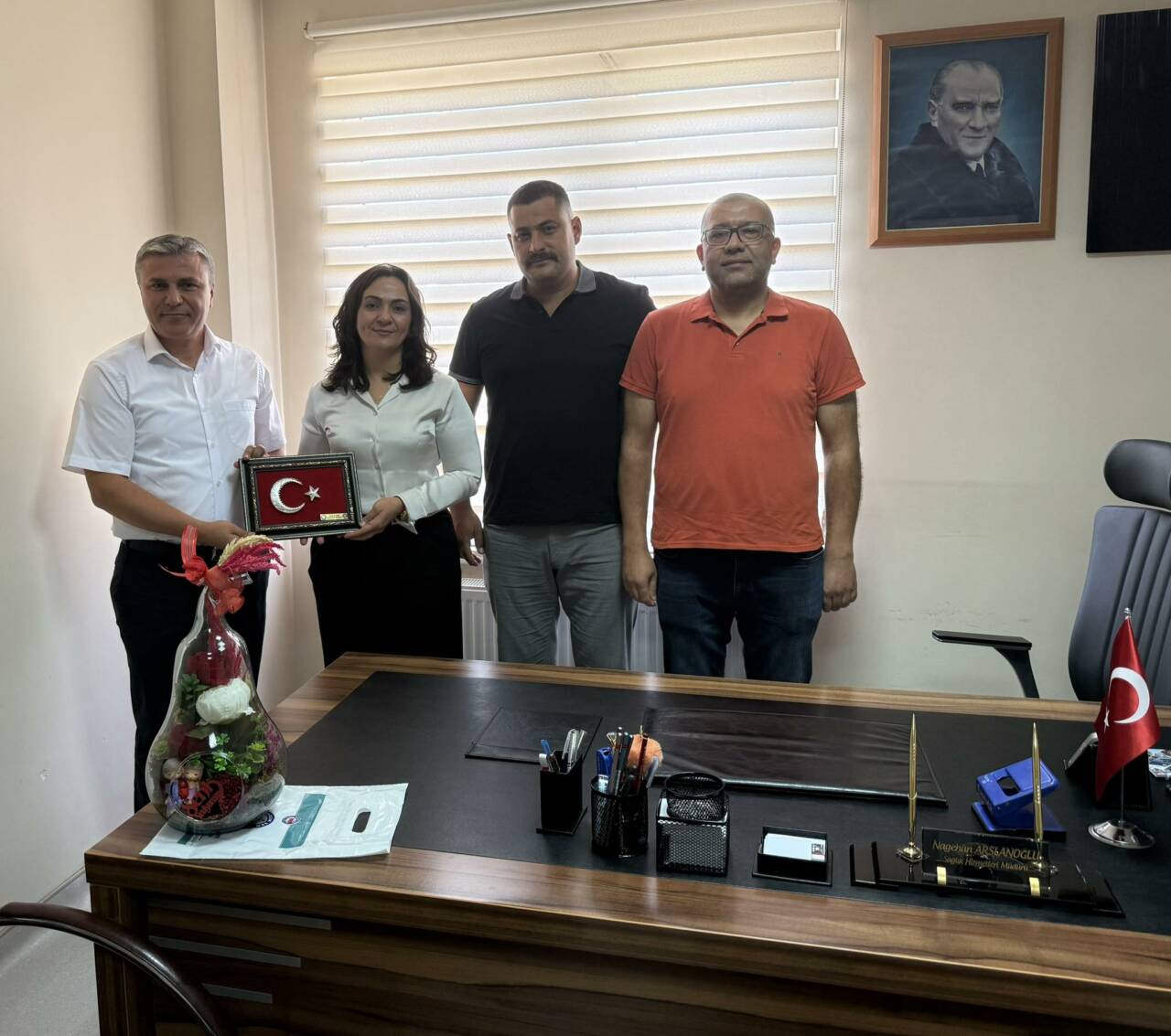 Sağlık-Sen Aksaray Şube Başkanı Rıfat Kaya, Ortaköy İlçe Devlet Hastanesi’nde