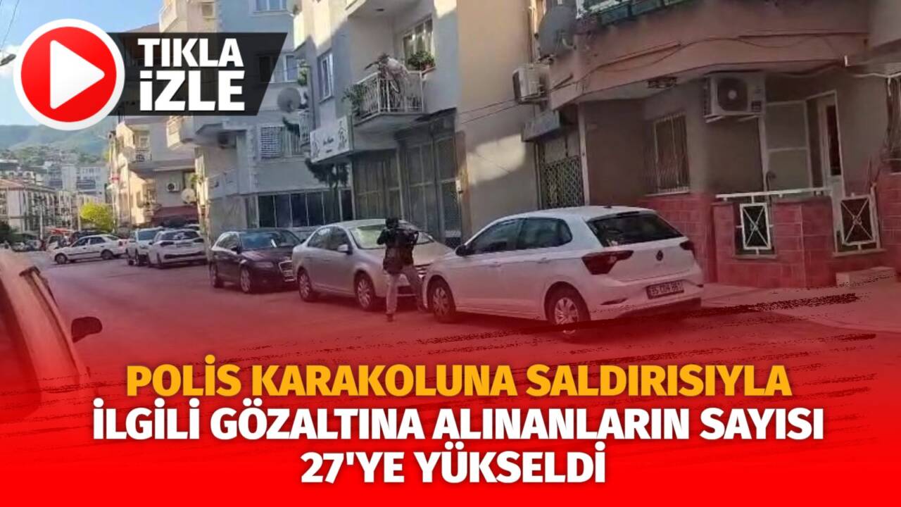 İzmir’in Balçova ilçesinde yaşanan olayda polis merkezine yapılan saldırıya ilişkin