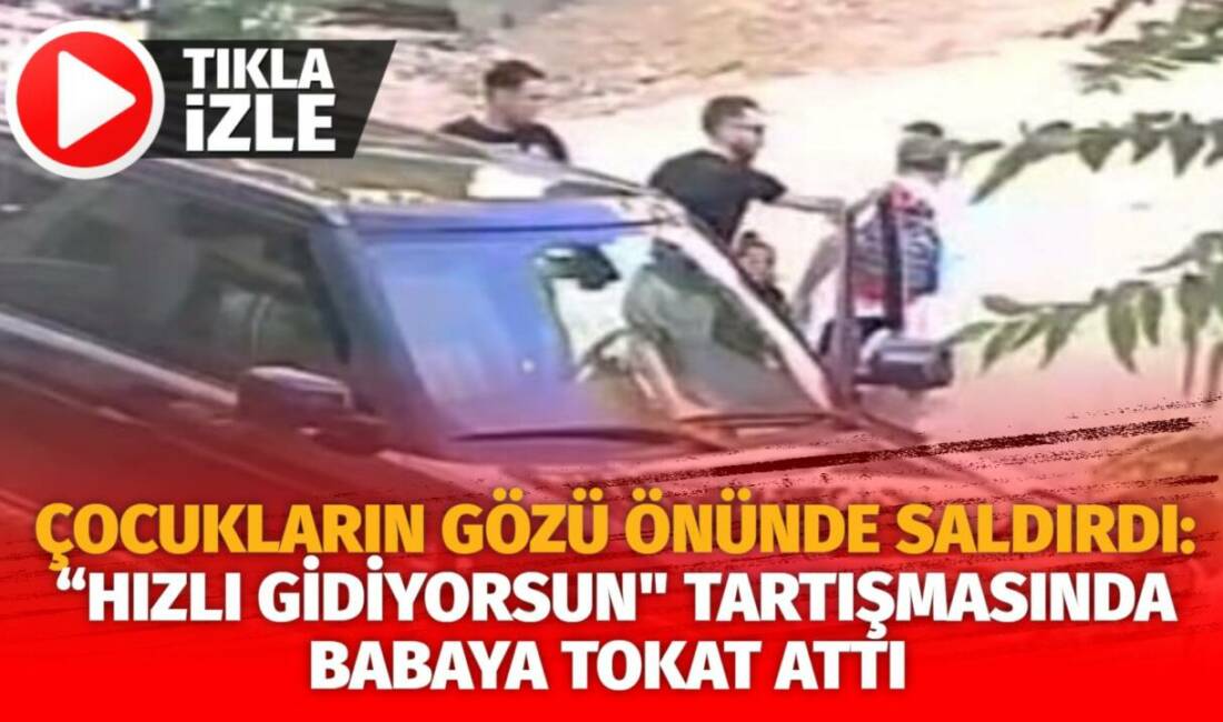 Kocaeli'nin Gebze ilçesinde yaşanan olayda iki çocuğunu okula götüren babaya