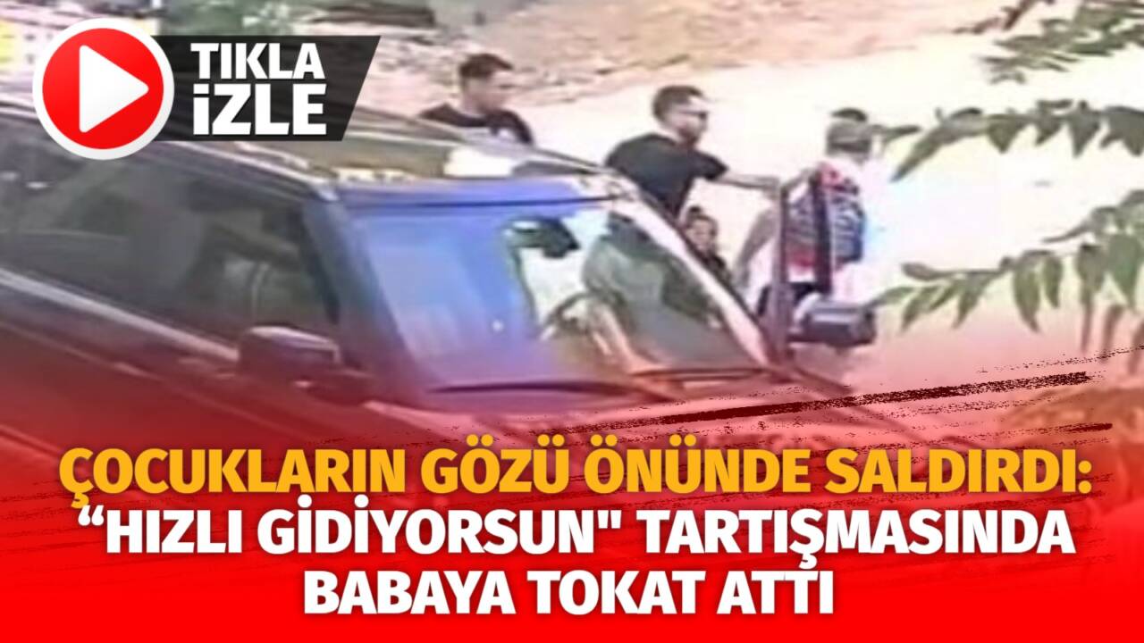 Kocaeli'nin Gebze ilçesinde yaşanan olayda iki çocuğunu okula götüren babaya