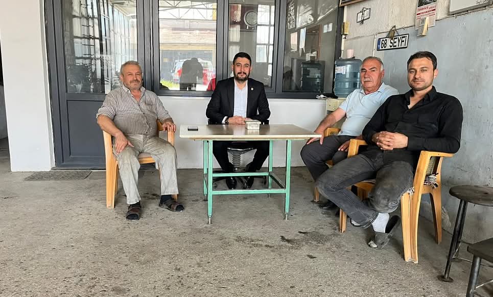 Ortaköy Belediye Başkanı Ahmet Koyuncu, ilçede faaliyet gösteren sanayi esnafını
