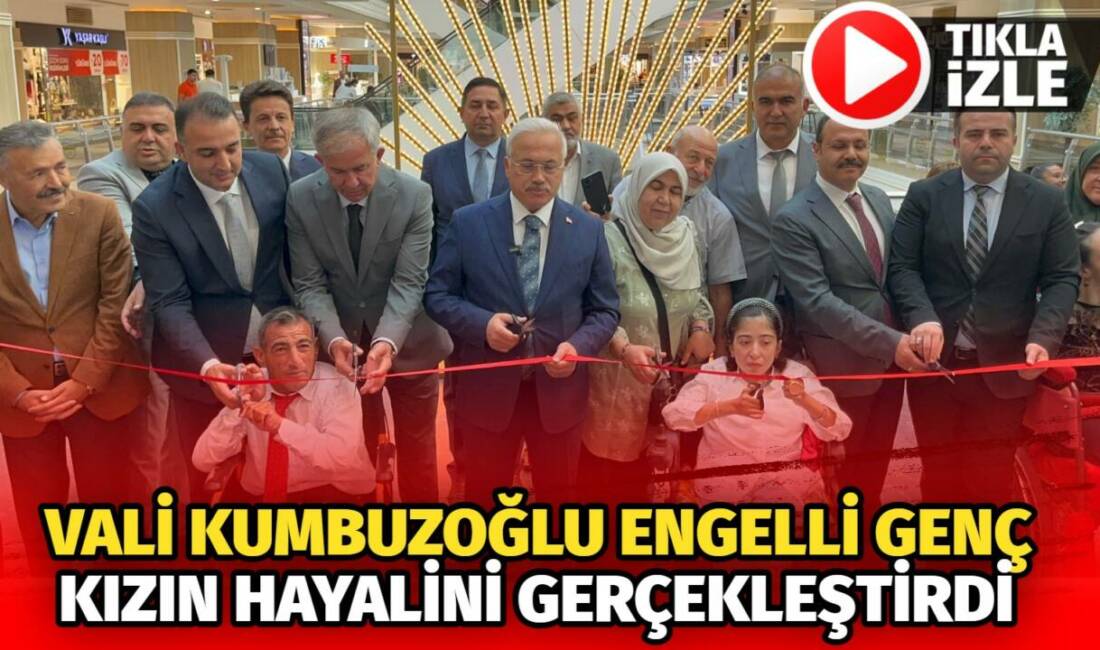 Aksaray’da engelli kıza Validen destek: Takı sergisi açıldı. Vali Kumbuzoğlu’nun