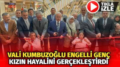 Aksaray’da engelli kıza Validen destek: Takı sergisi açıldı. Vali Kumbuzoğlu’nun
