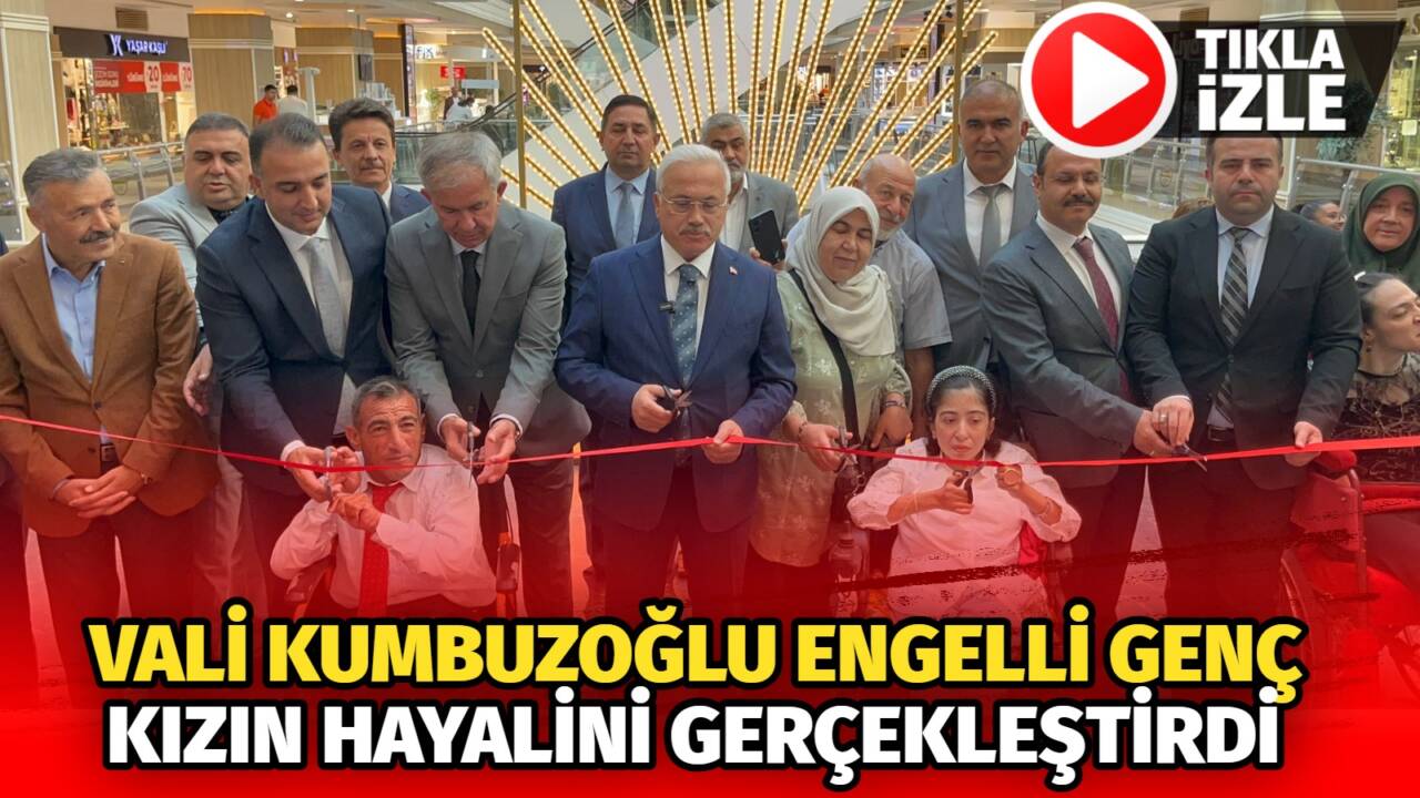 Aksaray’da engelli kıza Validen destek: Takı sergisi açıldı. Vali Kumbuzoğlu’nun
