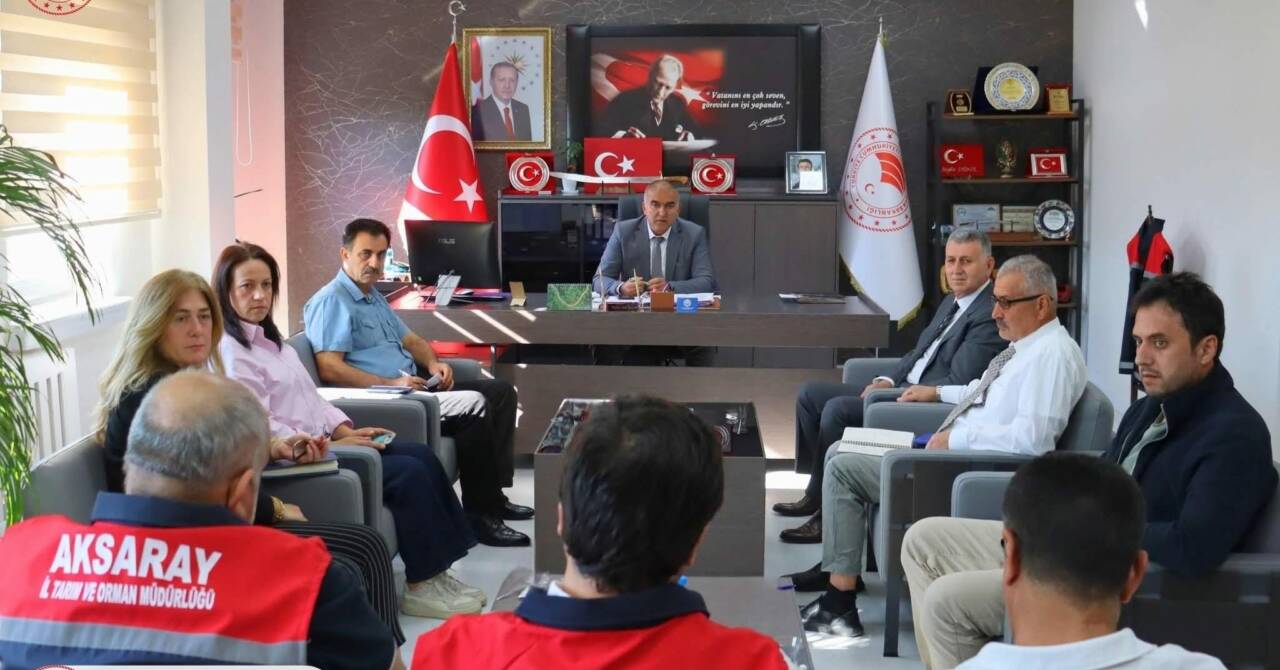 Aksaray İl Tarım ve Orman Müdürlüğü, haftalık olağan toplantısını İl