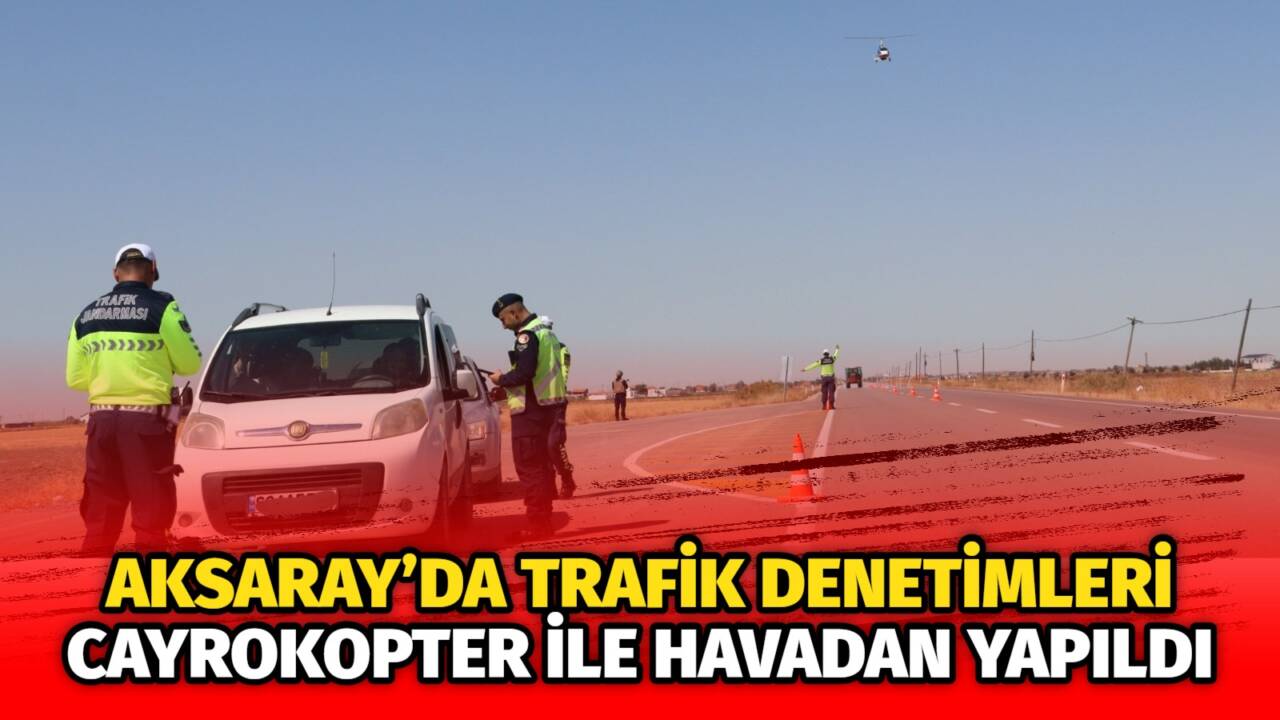 Aksaray Trafik Jandarması ekipleri, şehir genelinde trafik güvenliğini artırmak amacıyla