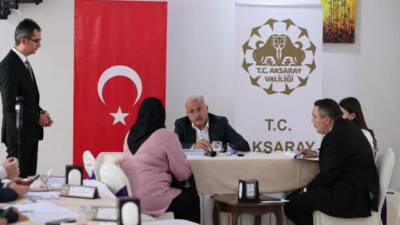 Açık Kapı Müdürlüğünün düzenlediği Halk Günü programı dolayısıyla Aksaray Valisi