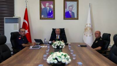 Aksaray Valisi Mehmet Ali Kumbuzoğlu başkanlığında İl Asayiş ve Güvenlik