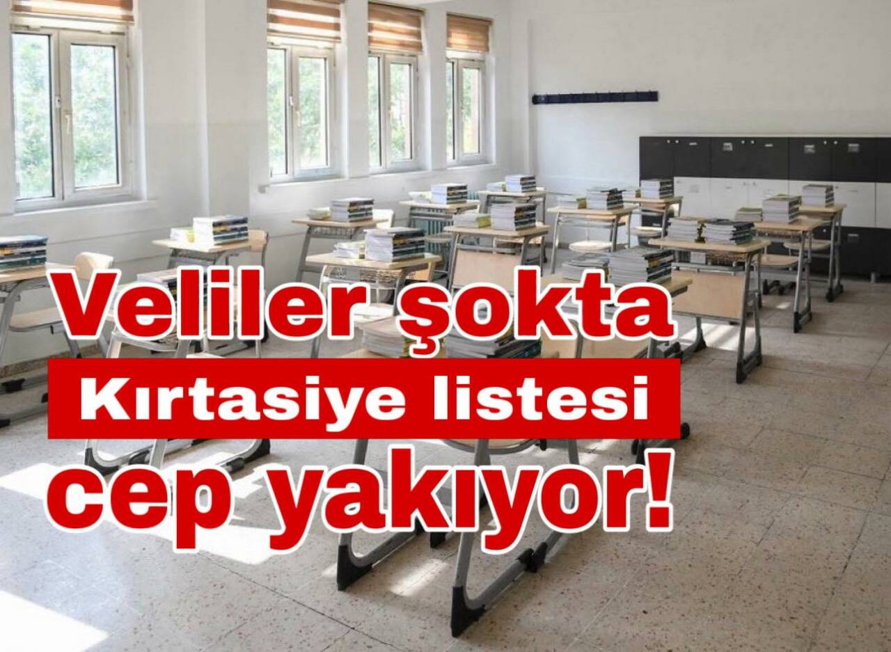 Velilere verilen uzun kırtasiye listesi 7 bin TL’yi buluyor. Anneler,