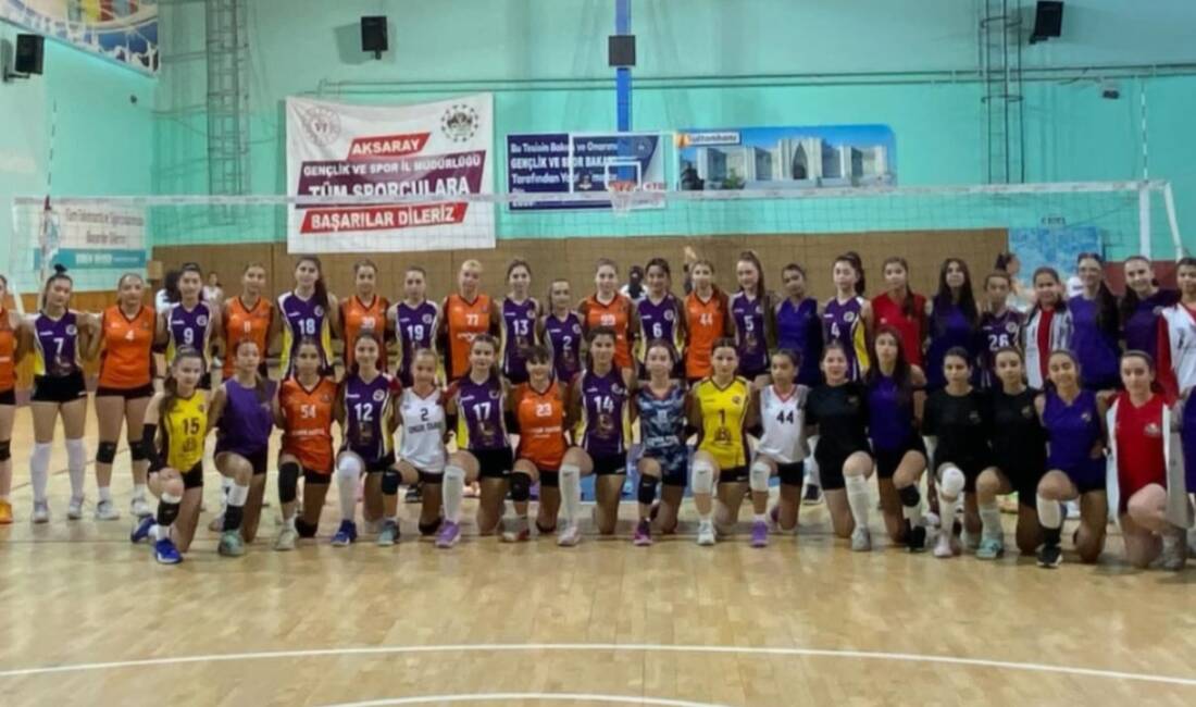 Aksaray Voleybol Şenliği, hafta sonu yüzlerce sporcuyu bir araya getirdi.