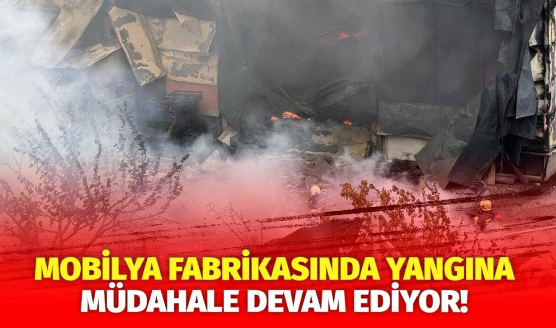Kayseri’de Organize Sanayi Bölgesi'nde (OSB) bir mobilya fabrikasında yangın çıktı.