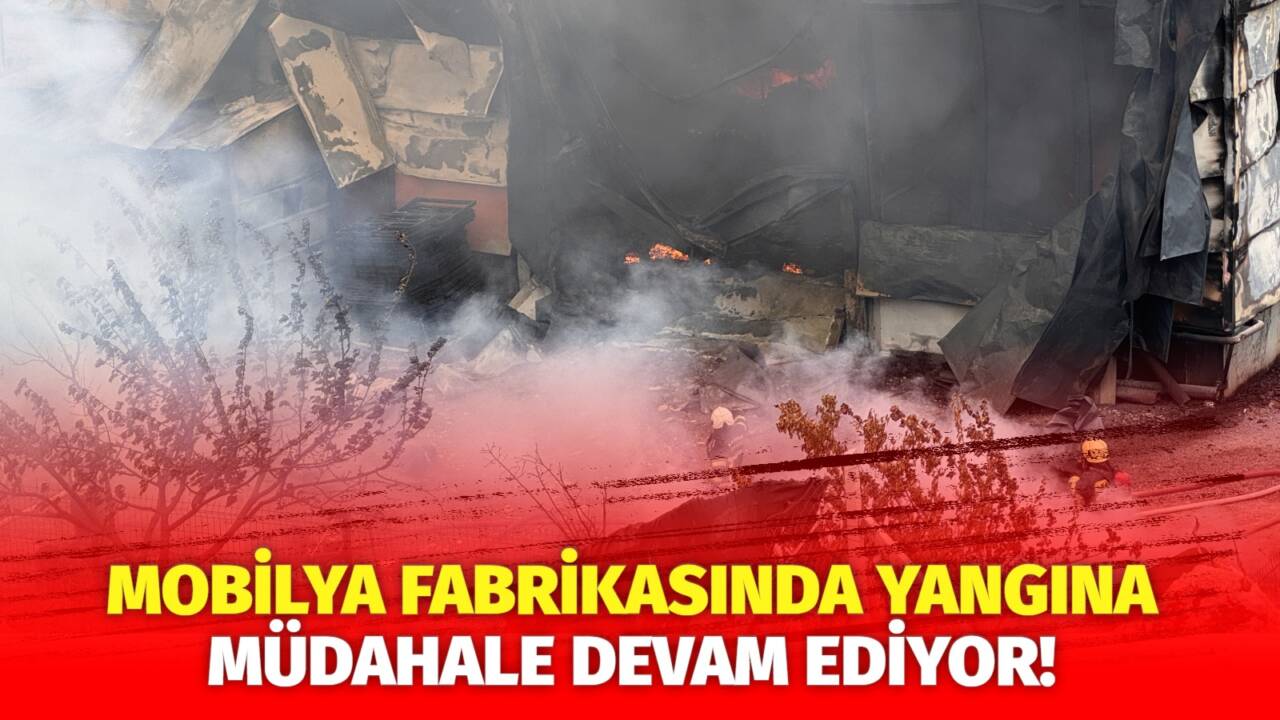 Kayseri’de Organize Sanayi Bölgesi'nde (OSB) bir mobilya fabrikasında yangın çıktı.