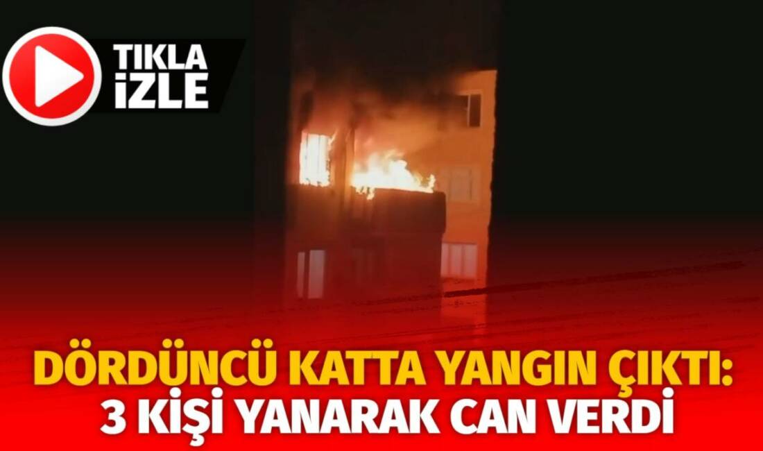 Bursa'nın Karacabey ilçesinde yaşanan olayda bir evin 4. katındaki dairede