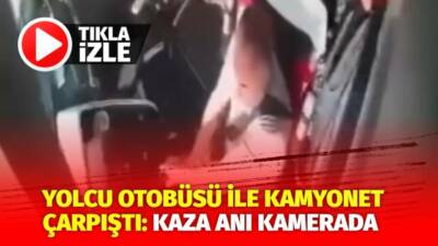 İstanbul'dan Van'a giden yolcu otobüsü Kırşehir'in Mucur ilçesinde tali yoldan