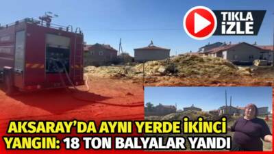 Yavuz Sultan Selim Mahallesi’nde aynı noktada yeniden yangın çıktı. 57