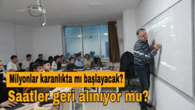 Türkiye’de saatler geri alınacak mı? Milyonlarca öğrenci ve çalışan bu