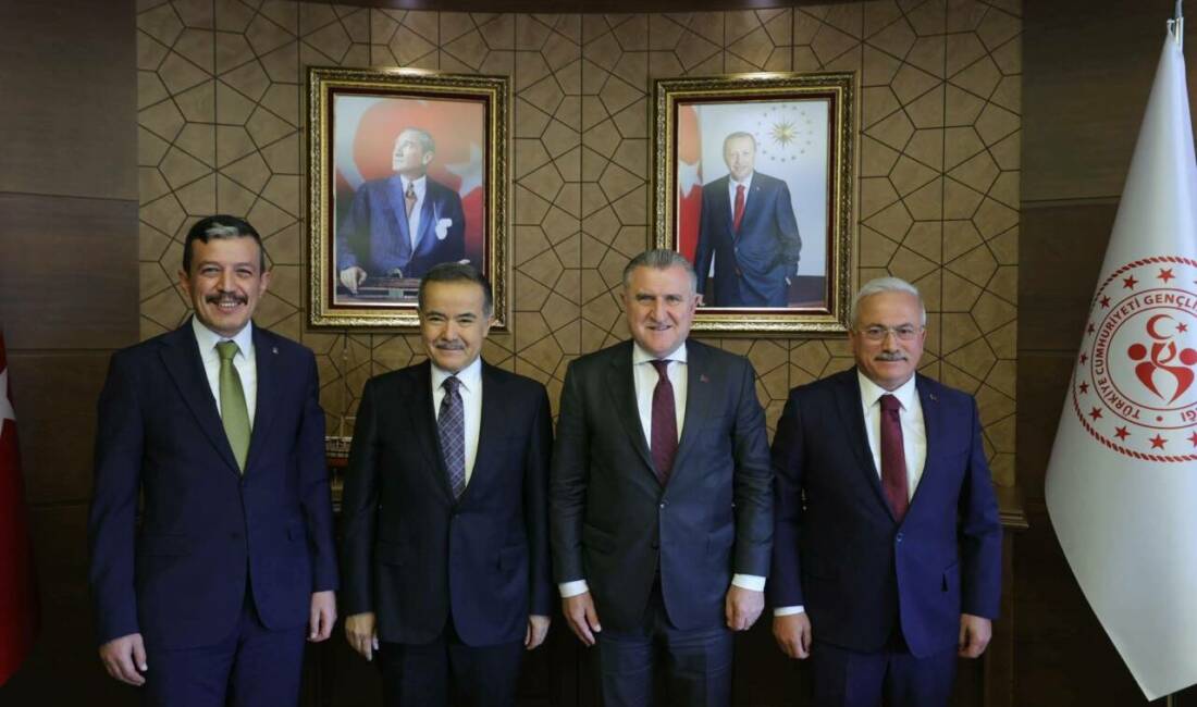 Gençlik ve Spor Bakanı Dr. Osman Aşkın Bak’ı Aksaray heyeti