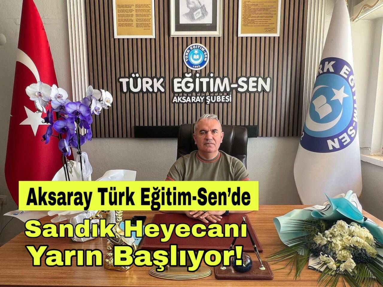 Türk Eğitim-Sen Aksaray Şubesi, 8. Olağan Genel Kurul öncesi delege