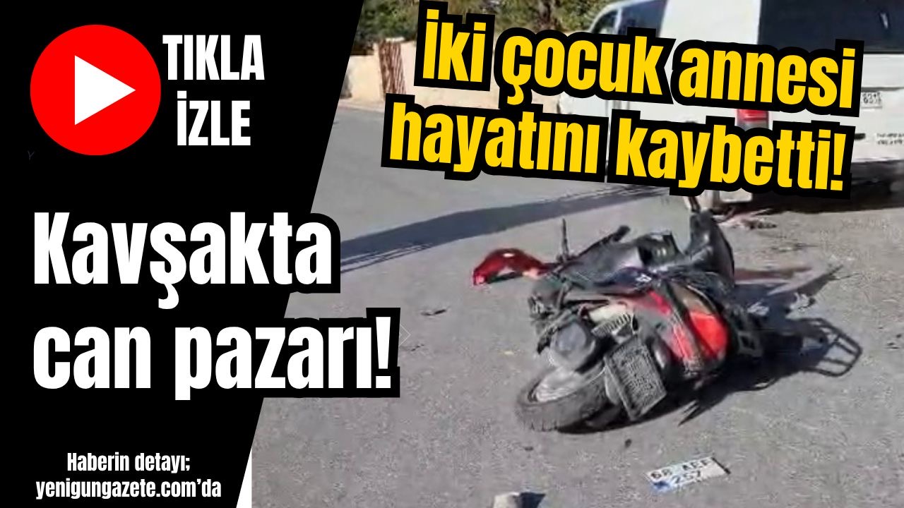 Aksarayda kamyonetle motosikletin çarpıştığı kazada ağır yaralanan iki çocuk