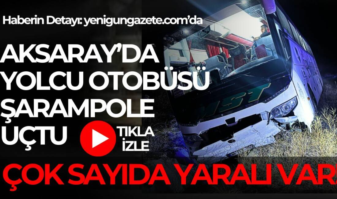 Ankara-Niğde otoyolunda korku dolu anlar! Otobüs şarampole uçtu, çok sayıda