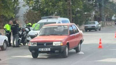 Konya'nın Beyşehir ilçesinde yaşanan olayda, otomobil çocuğa çarptı. Kazada çocuk
