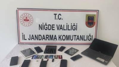 Niğde merkezli 5 ilde İl Jandarma Komutanlığı ekipleri tarafından düzenlenen