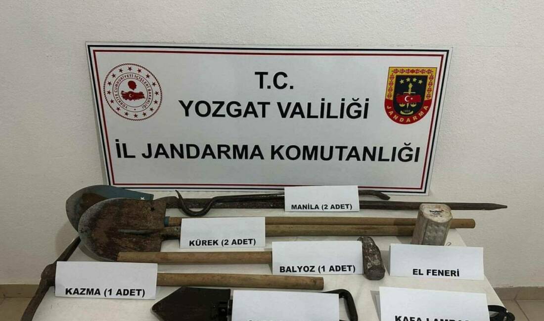 Yozgat'ın Kadışehri ilçesinde İl Jandarma Komutanlığı ekiplerinin düzenlediği operasyonda izinsiz