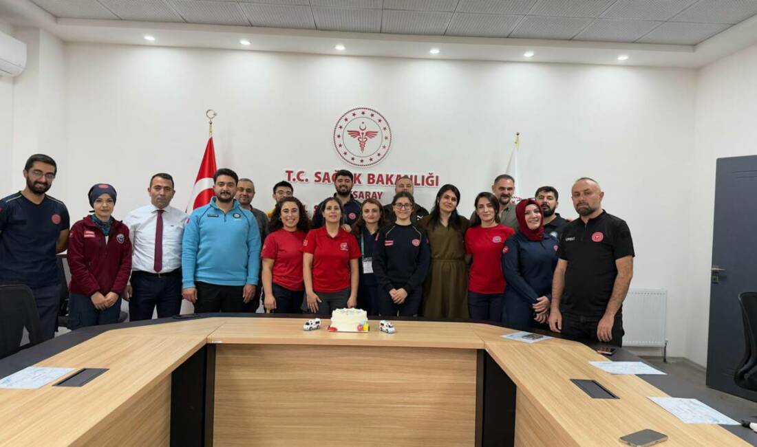 Aksaray İl Sağlık Müdürlüğü tarafından, acil sağlık hizmetlerinde görev yapan