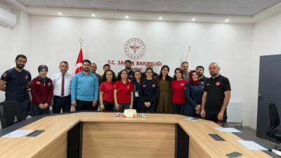 Aksaray İl Sağlık Müdürlüğü tarafından, acil sağlık hizmetlerinde görev yapan