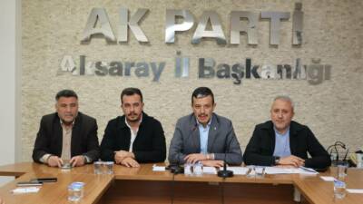 AK Parti Aksaray İl Başkanlığı’nın haftalık olağan il yönetim kurulu