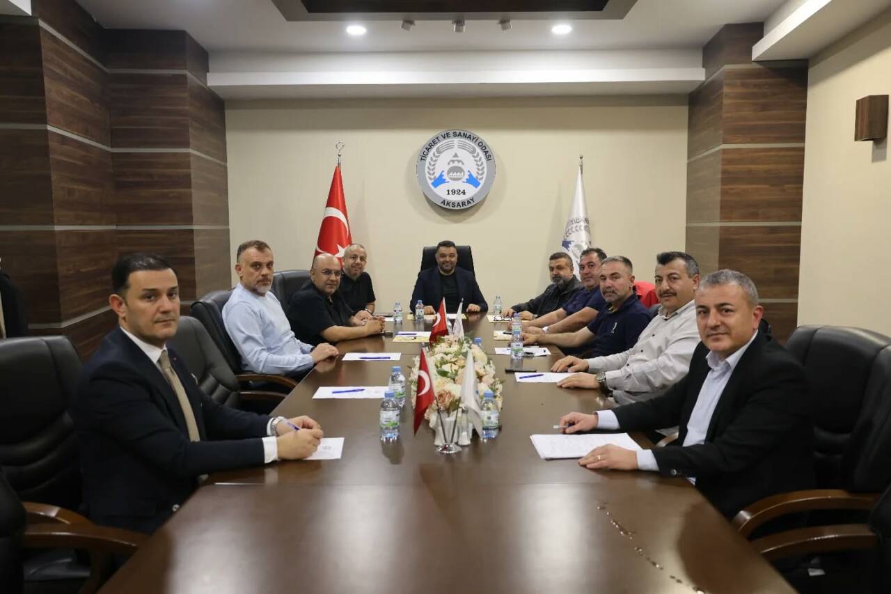 Aksaray Ticaret ve Sanayi Odası (ATSO), haftalık olağan yönetim kurulu