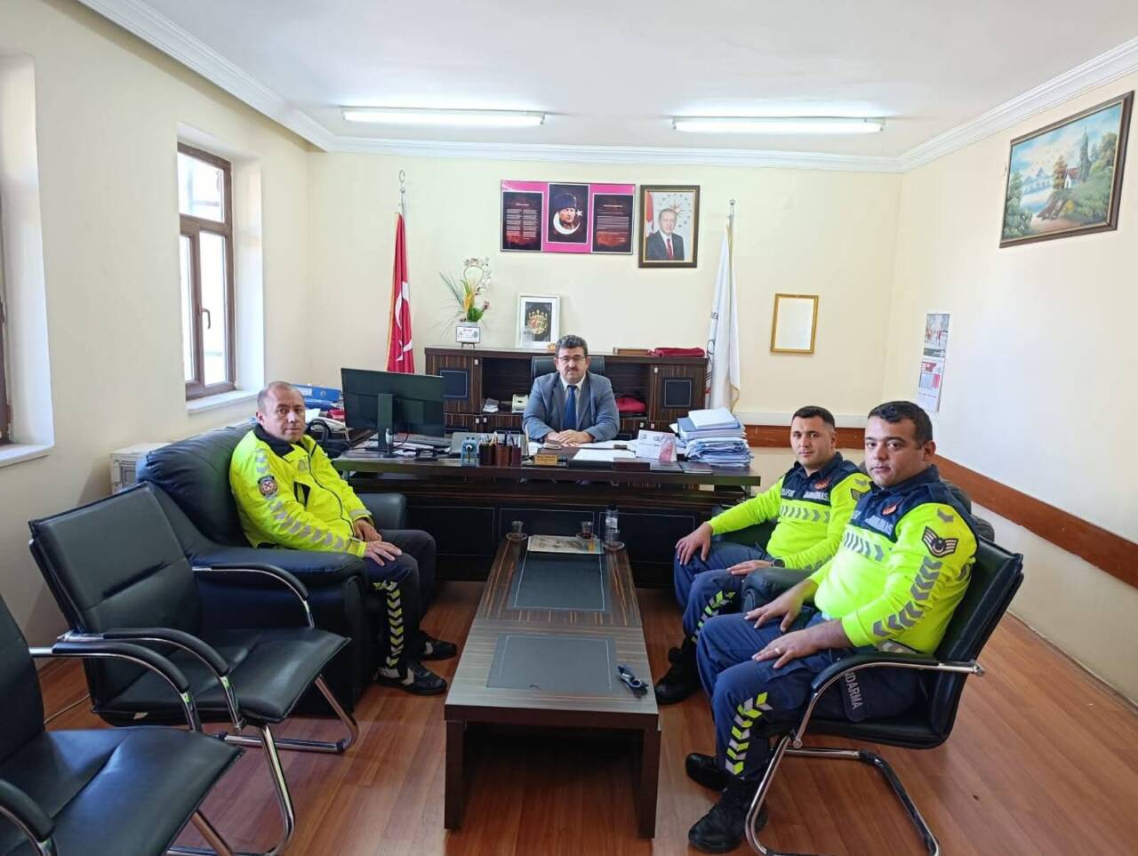 Ağaçören İlçe Jandarma Komutanlığı ve İlçe Emniyet Amirliği ekipleri, Ağaçören