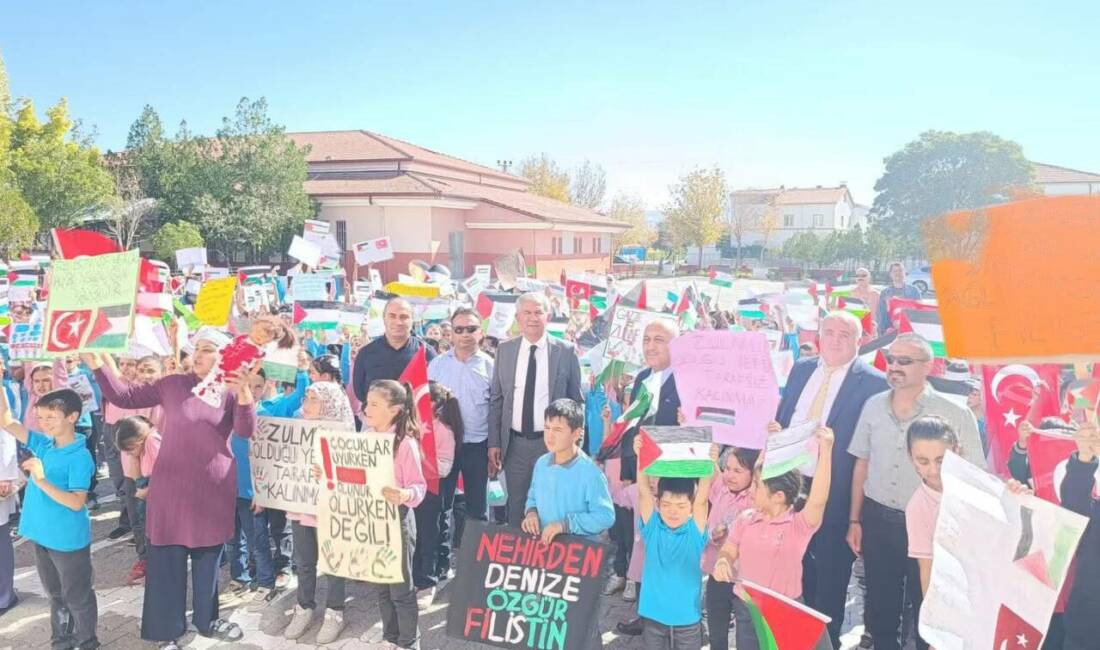 Aksaray İl Milli Eğitim Müdürlüğü, il genelindeki okullarda “Filistin Farkındalık