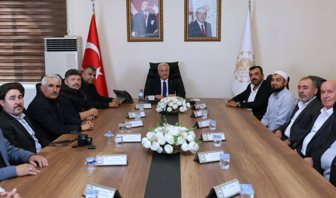 İstanbul’da gerçekleştirilecek Aksaray Tanıtım Günleri öncesinde Aksaray Dernekler Federasyonu Başkanı