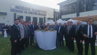 Niğde Barosu’nun yeni Hizmet Binası ve Sosyal Tesisi'nin açılış törenine