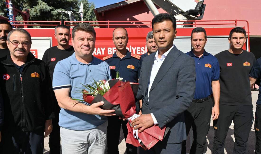 İtfaiye Teşkilatı’nın kuruluş yıl dönümü sebebiyle Aksaray Belediye Başkanı Dr.