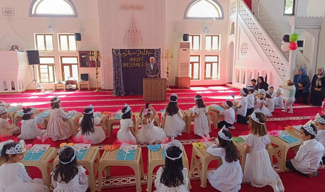 Aksaray’da eğitime yeni başlayan minik öğrenciler için anlamlı bir etkinlik