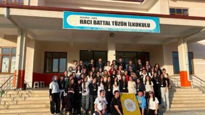 Bilkent Üniversitesi öğrencileri, “Güneş Köyden Doğuyor” (GÜNKÖY) Projesi kapsamında Aksaray’ın