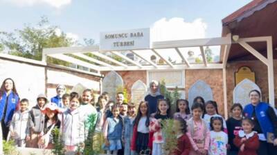 Aksaray Gençlik Merkezi, Çağlayan Köyü İlkokulu öğrencilerini ağırladı. Minik misafirler;