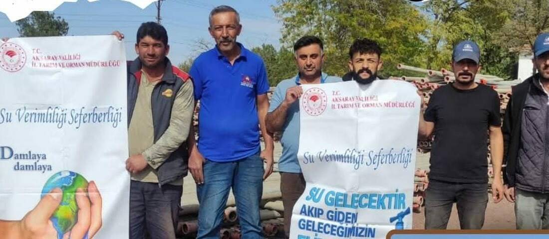 Aksaray İl Tarım ve Orman Müdürlüğü, tarımsal üretimde su verimliliğini