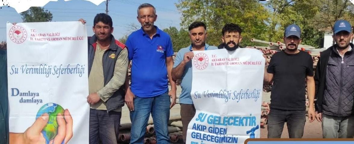 Aksaray İl Tarım ve Orman Müdürlüğü, tarımsal üretimde su verimliliğini