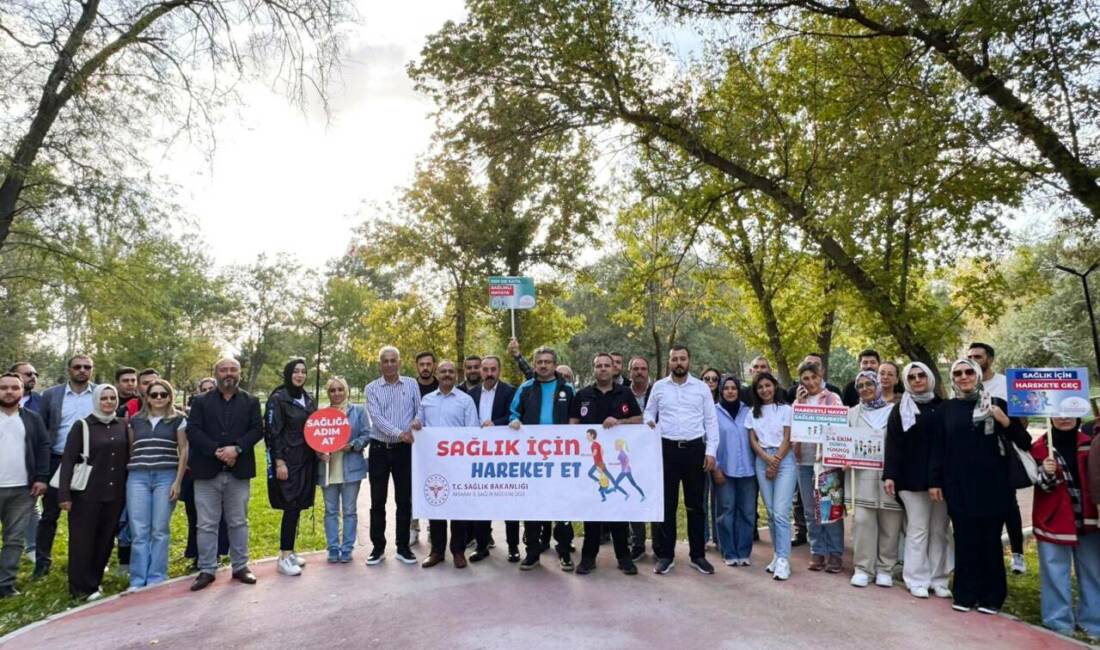 Aksaray İl Sağlık Müdürlüğü, 3-4 Ekim Dünya Yürüyüş Günü kapsamında