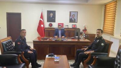 Eskil Kaymakamı Harun Uzar başkanlığında, İlçe Emniyet Müdürü Resul Toprak