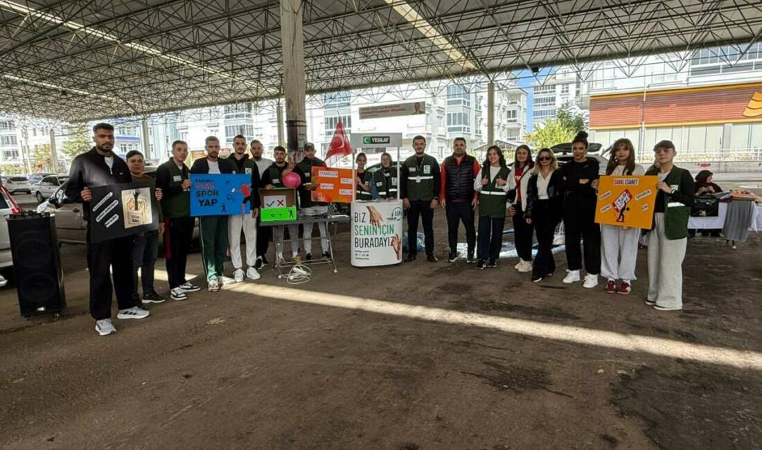 Aksaray Üniversitesi (ASÜ) Spor Bilimleri Fakültesi Spor Yöneticiliği Bölümü öğrencileri