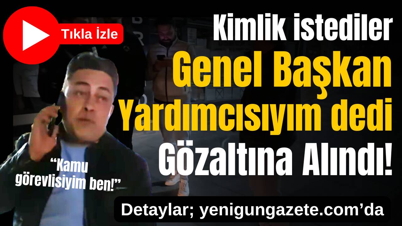 Aksaray’da kimlik kontrolüne takılan şahıs, “Ben partinin genel başkan yardımcısıyım”