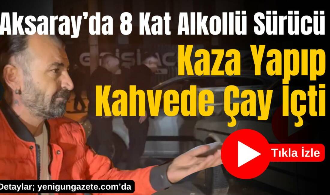 Yasal sınırın 8 katı alkollü çıkan sürücü, kaza sonrası hiçbir
