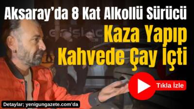 Yasal sınırın 8 katı alkollü çıkan sürücü, kaza sonrası hiçbir
