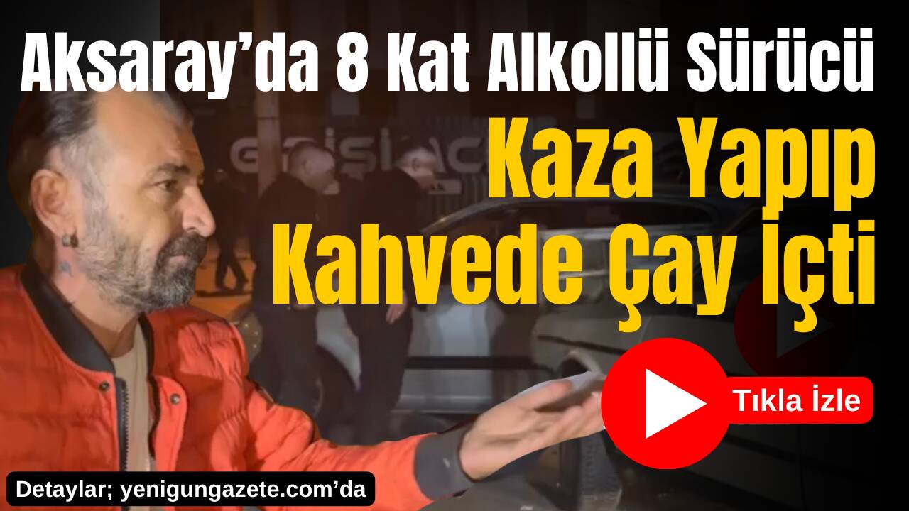 Yasal sınırın 8 katı alkollü çıkan sürücü, kaza sonrası hiçbir