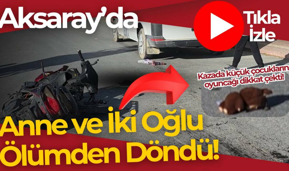 Eskil’de kamyonetle motosiklet çarpıştı. Anne ve iki küçük oğlu ağır