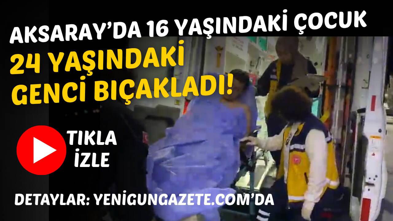 Aksaray’da tartışma aniden kavgaya dönüştü, kavgada bıçaklar konuştu.